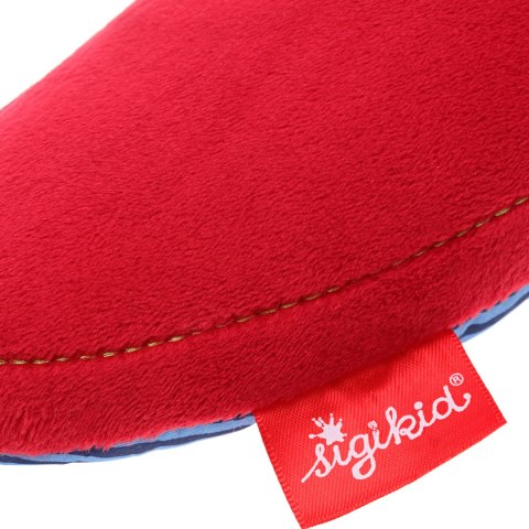 Poduszka do leżenia na brzuszku 37cm zabawka ruchowa grzechotka sigikid