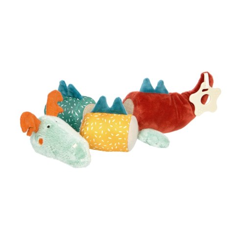 Przytulanka sigikid – smok na rzepy, 45 cm, zabawka rozwojowa