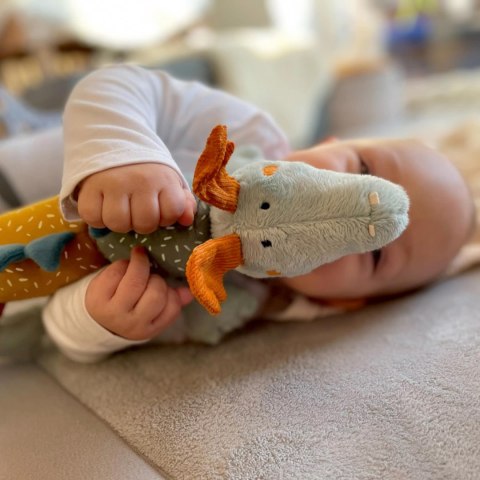 Przytulanka sigikid – smok na rzepy, 45 cm, zabawka rozwojowa