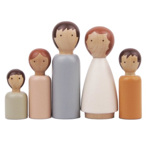 Rodzina lalek figurki, zabawka dla dzieci, laleczki do domków, Le Toy Van
