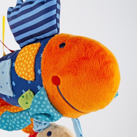 Zabawka aktywnościowa Rybki 26cm szeleścik grzechotka gryzak dzieci sigikid