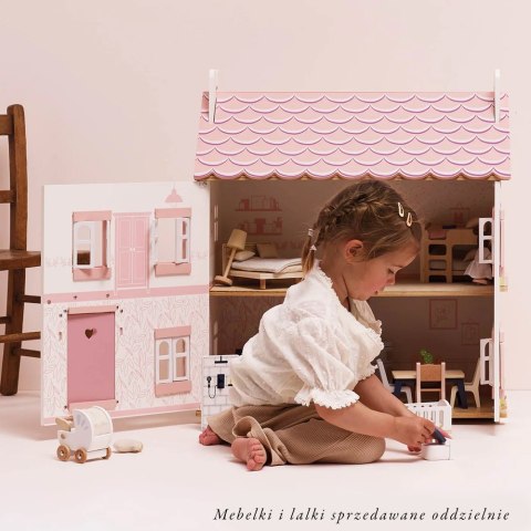 Drewniany domek dla lalek Sophie, zabawka dla dzieci, domki, Le Toy Van