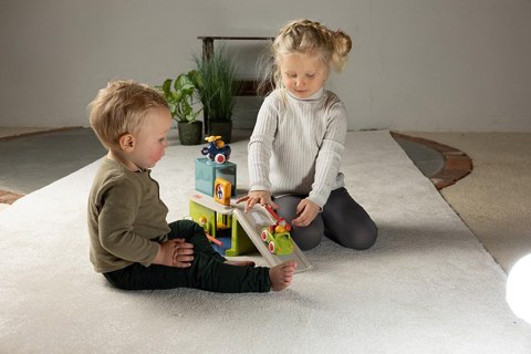 Garaż z rampą i pojazdami TOLO BIO 12 m-cy+