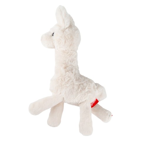 Jedwabiście miękka pluszowa Alpaka Flaucherie biała zabawka 42cm sigikid