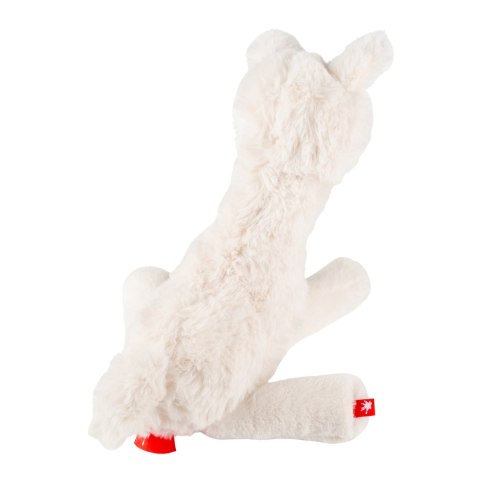 Jedwabiście miękka pluszowa Alpaka Flaucherie biała zabawka 42cm sigikid