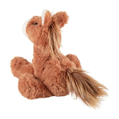 Jedwabiście miękki pluszowy Konik Flaucherie brązowy zabawka 30cm sigikid