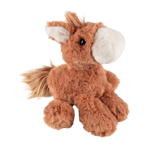 Jedwabiście miękki pluszowy Konik Flaucherie brązowy zabawka 30cm sigikid