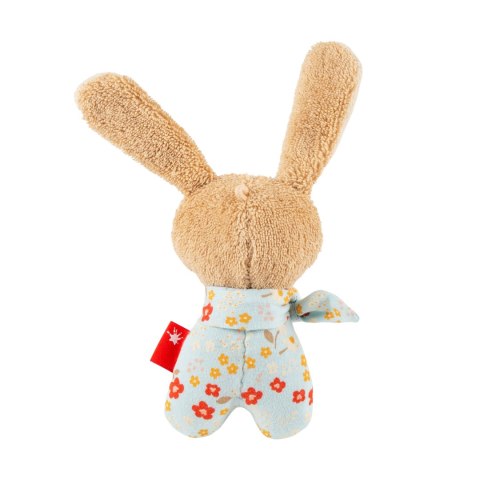 Pierwsza przytulanka-grzechotka sigikid – króliczek, niebieski, 15 cm