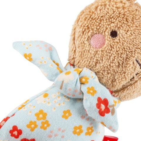 Pierwsza przytulanka-grzechotka sigikid – króliczek, niebieski, 15 cm