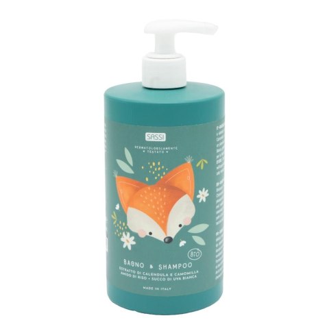 Płyn do kąpieli i szampon 2w1 SASSi 500 ml Lisek