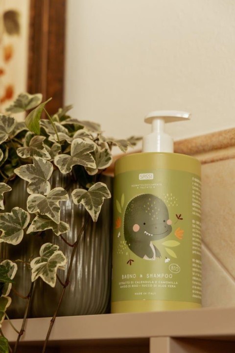 Płyn do kąpieli i szampon 2w1 SASSi 500ml Dino