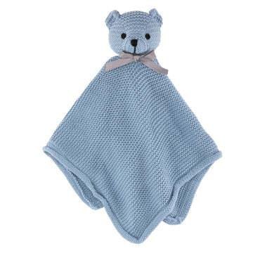 Przytulanka-chusteczka Miś Teddy – misty blue