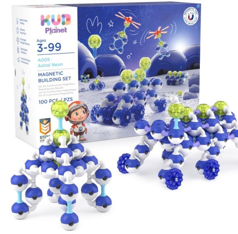 KUB Planet magnetyczne klocki konstrukcyjne 3D 100