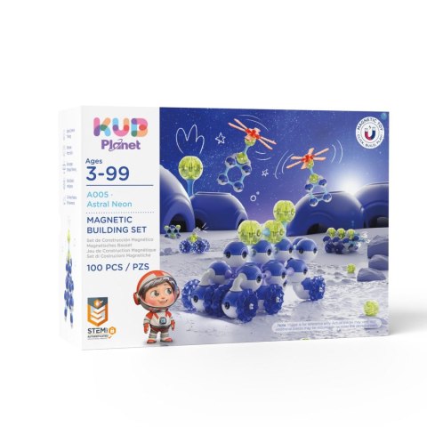 KUB Planet magnetyczne klocki konstrukcyjne 3D 100