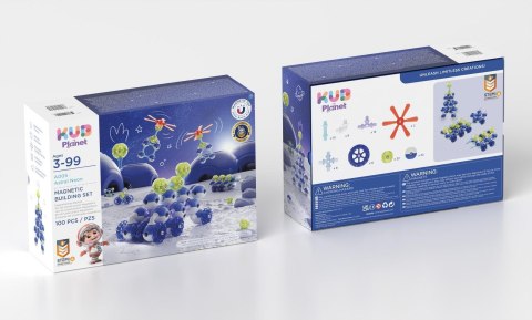 KUB Planet magnetyczne klocki konstrukcyjne 3D 100