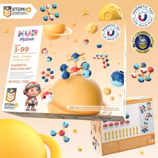 KUB Planet magnetyczne klocki konstrukcyjne 3D 20