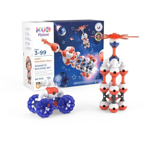 KUB Planet magnetyczne klocki konstrukcyjne 3D 90