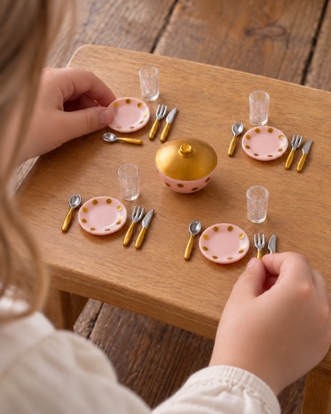 Lundby — zastawa obiadowa do domku dla lalek