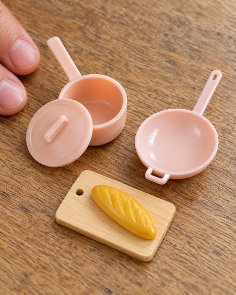 Lundby — akcesoria kuchenne i miniaturowe produkty spożywcze do domku dla lalek