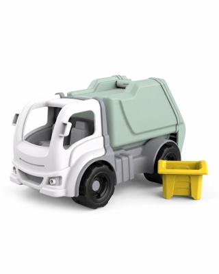 Auto ciężarowe śmieciarka z koszem