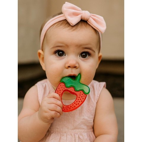 Chłodzący gryzak wodny Strawberry zestaw 2 szt