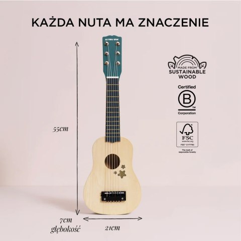 Drewniana gitara edukacyjna zabawka instrument dla dzieci Le Toy Van
