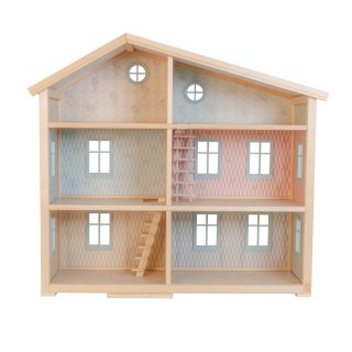 Drewniany domek dla lalek Wonder House zabawa lalkami dla dzieci Lundby