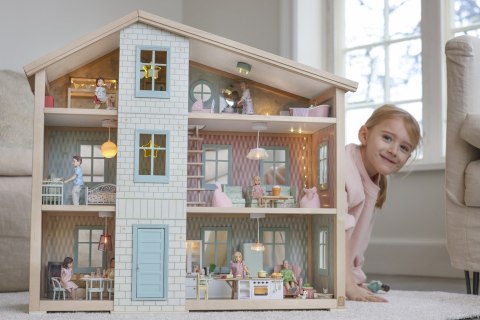 Lalki do domku dla lalek zestaw Charlie zabawka dla dzieci domek Lundby