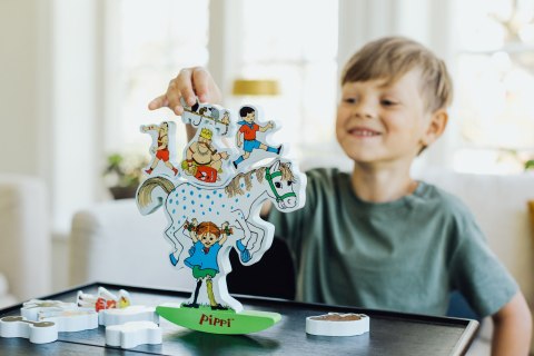 Układanka do balansowania dla dzieci, zabawka, klocki Pippi Langstrumpf
