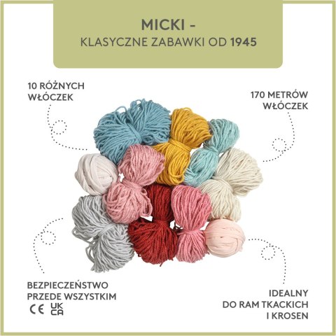 Zestaw włóczek do krosna Micki