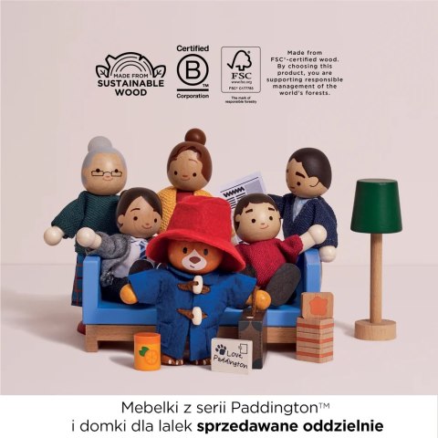Paddington rodzina 6 lalek zabawka dla dzieci lalki do domku Le Toy Van